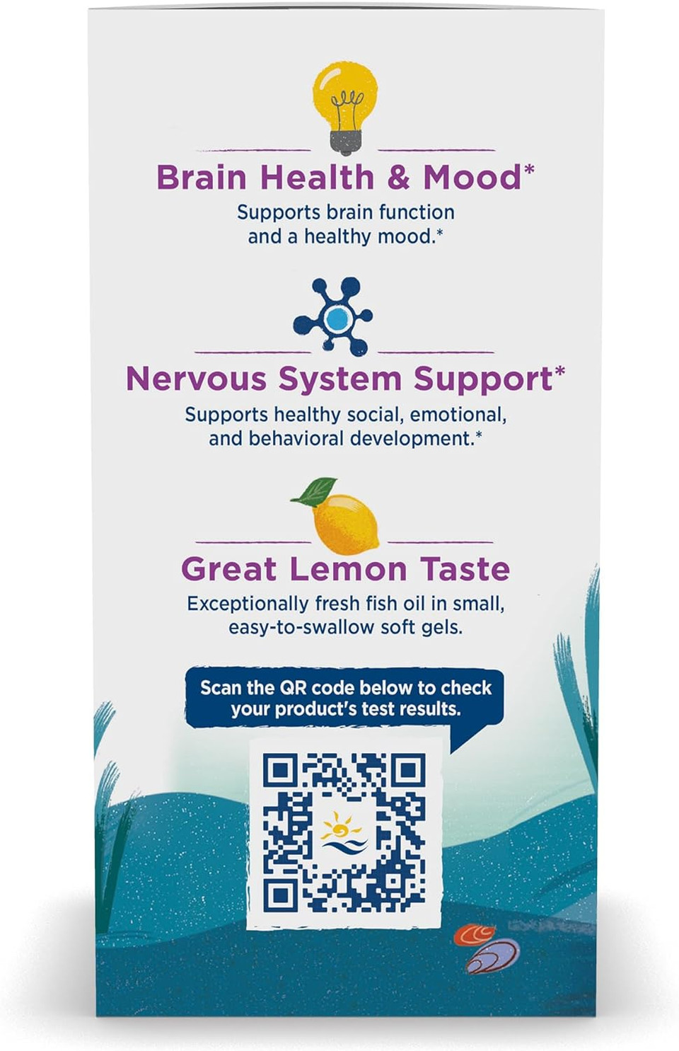 Nordic Naturals Complete Omega Jr., Lemon - 180 Mini Soft Gels - 283 Mg Total Omega-3S & 35 Mg Gla - Healthy Cognition, Nervous System Function - Non-Gmo - 90 Servings180 Count (Pack Of 1)
