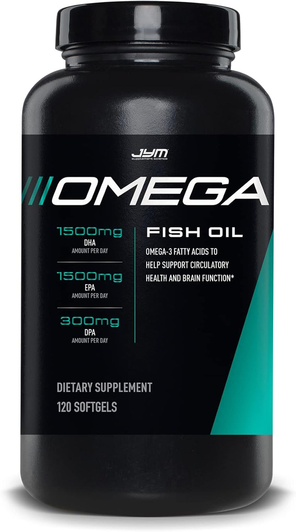 Omega Jym Fish Oil 2800Mg, High Potency Omega 3, Epa, Dha, Dpa For Brain, Heart, & Joint Support | Jym Supplement Science | 120 Soft Gels Omega Jym Fish Oil 2800Mg, High Potency Omega 3, Epa, Dha, Dpa For Brain, Heart, & Joint Support | Jym Supplement Science | 120 Soft Gels