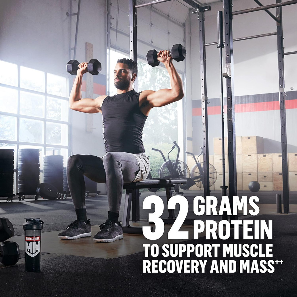 Muscle Milk Gainer Protein Powder, Chocolate, 32G Protein, 5 Pound