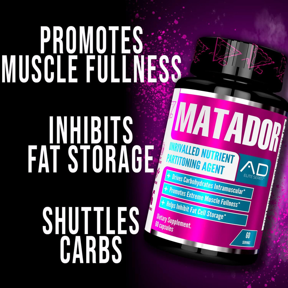 Project Ad Matador Muscle Builder Enhances Muscle Pumps And Promotes Muscle Growth And Energy (60 Capsules)