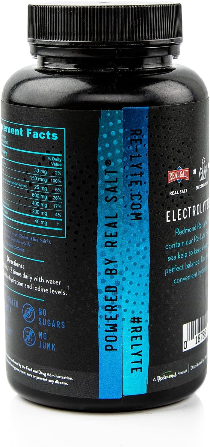 Redmond Re-Lyte Hydration Plus Capsules, 120 Count