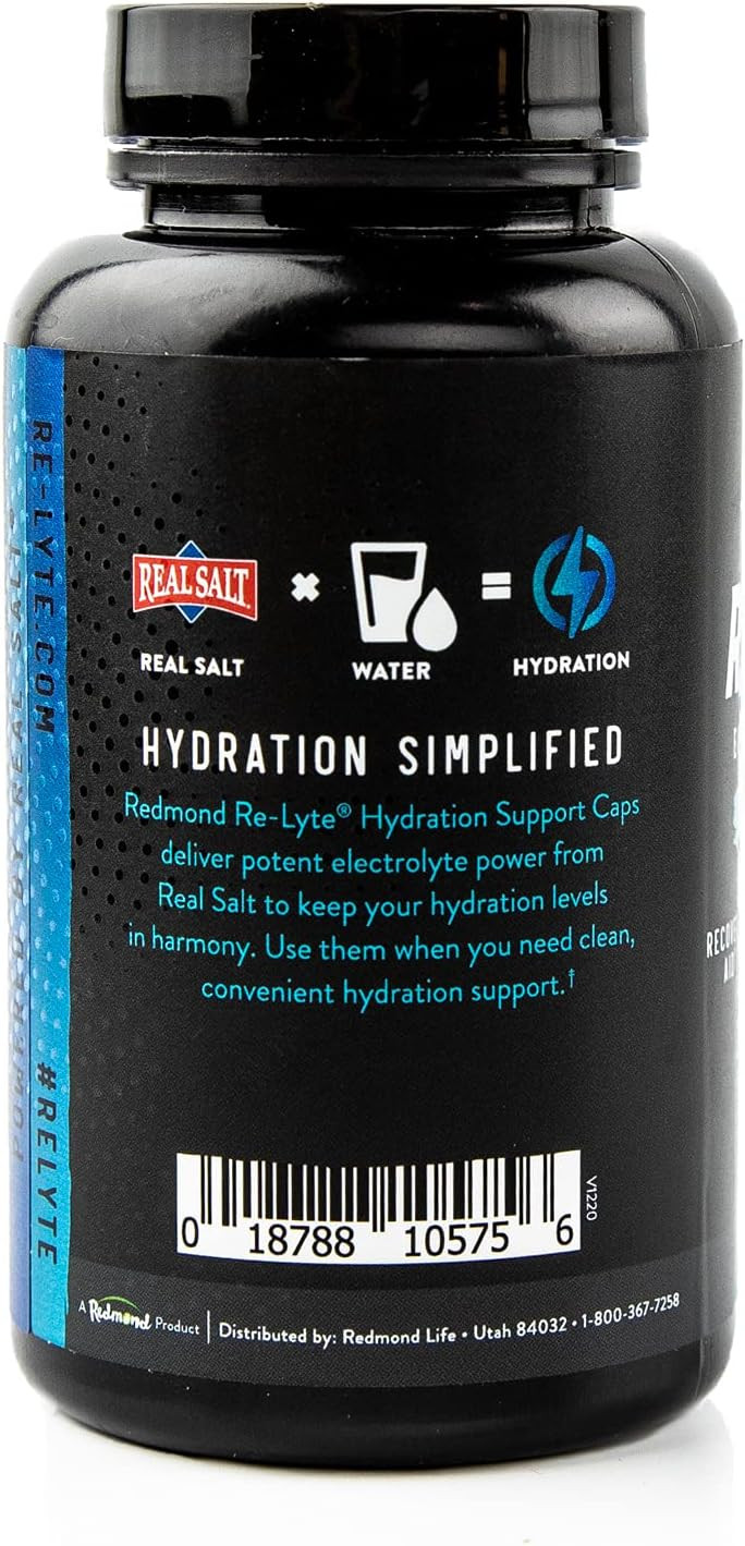 Redmond Re-Lyte Hydration Support Capsules, 120 Count