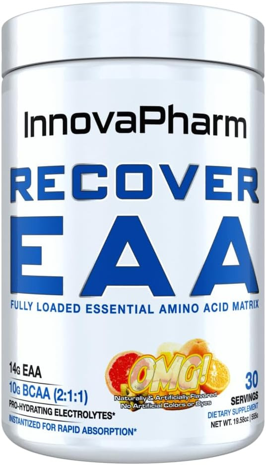 Innovapharm Recover Eaa Powder - Omg (Orange Mango Grapefruit) - 19.5 Ounces