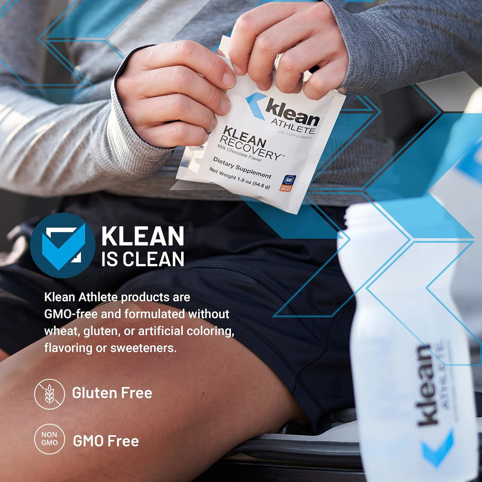 Klean Athlete Klean Recovery | Optimizes Muscle Recovery After Exercise | Nsf Certified For Sport | 10 Sachets | Milk Chocolate Flavor