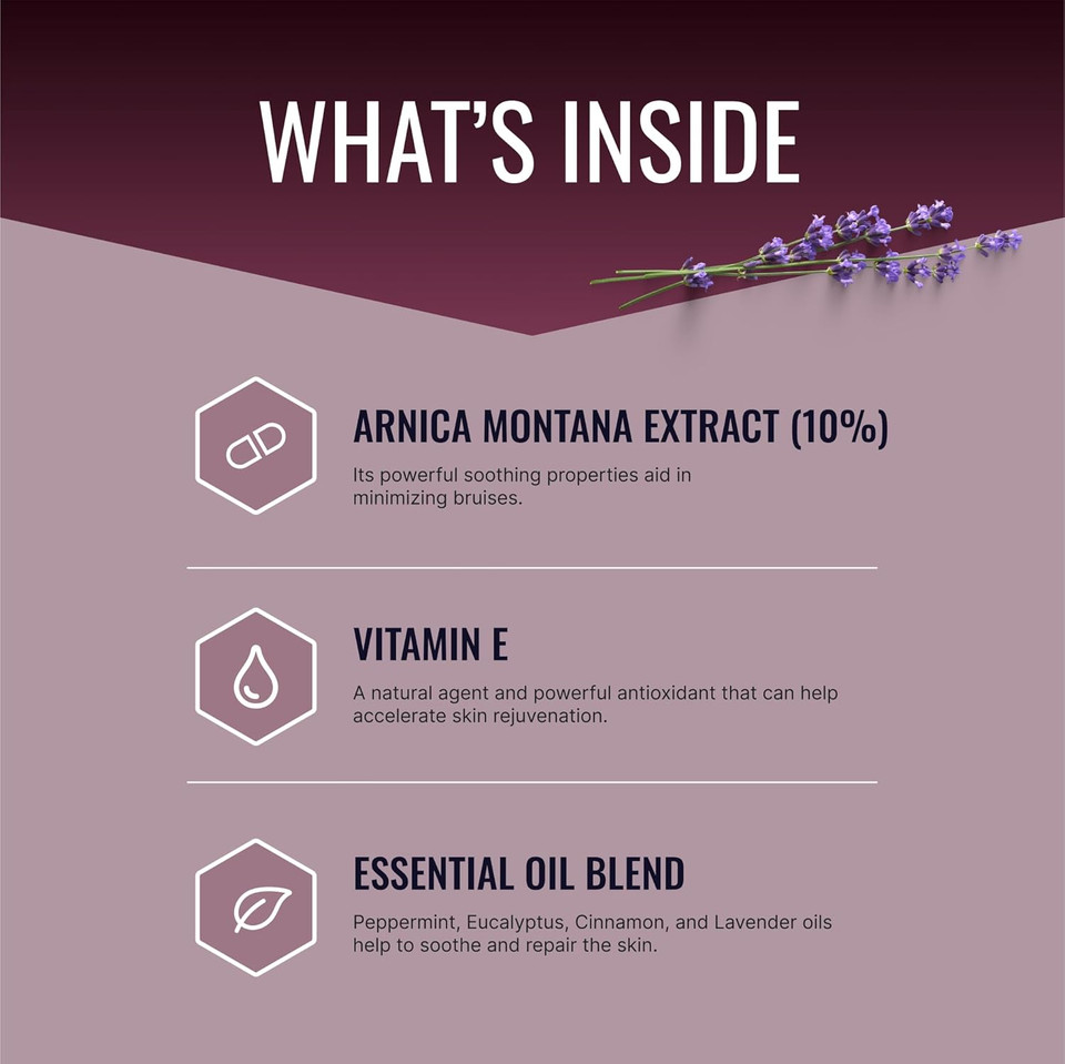 Approved Science Bruise Cream - Arnica And Lavender - Soothe And Fade Bruises - 2 Fl. Oz - Vegan