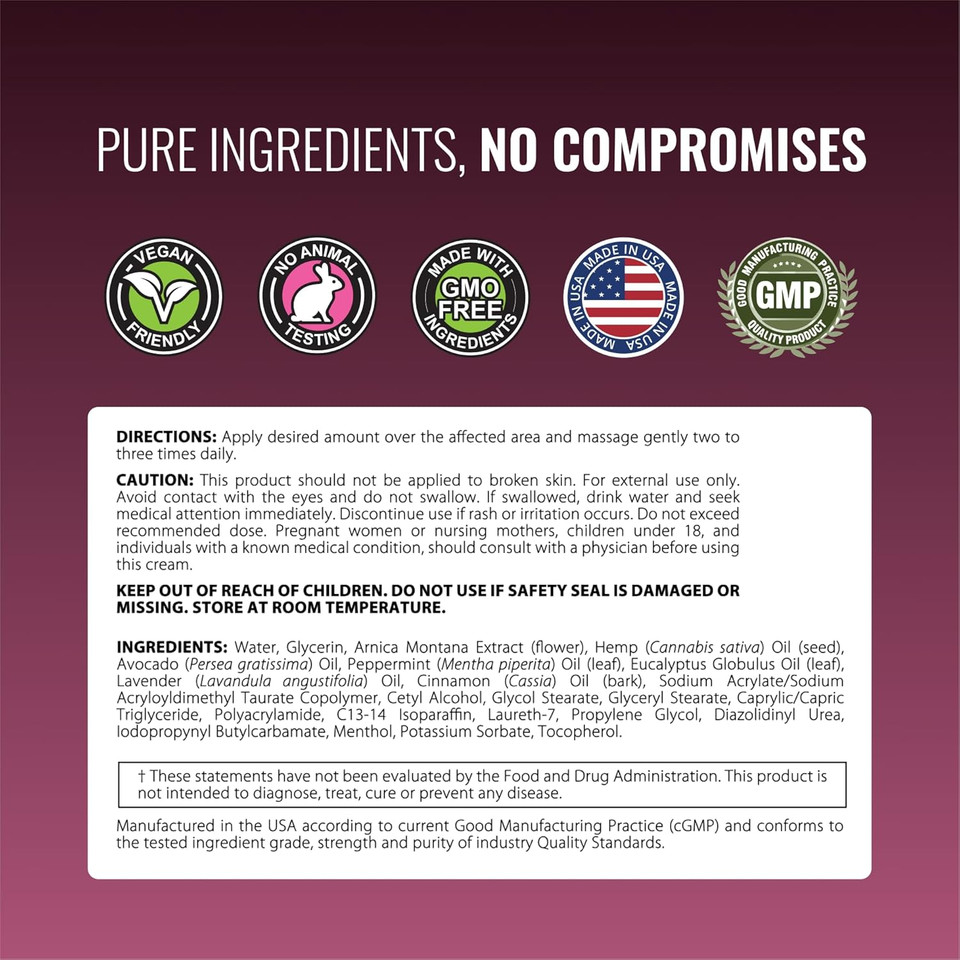 Approved Science Bruise Cream - Arnica And Lavender - Soothe And Fade Bruises - 2 Fl. Oz - Vegan