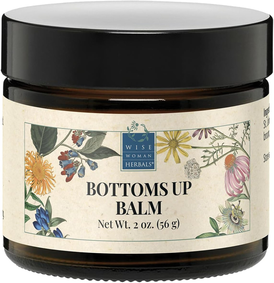 Wise Woman Herbals  Bottoms Up Balm  2 Oz  Soothing Balm For Smooth Skin
