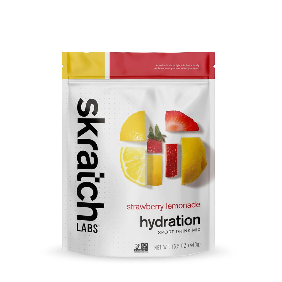 Skratch Labs Hydration Powder | Sport Drink Mix | Electrolytes Powder For Exercise, Endurance, And Performance | Strawberry Lemonade | 20 Servings | Non-Gmo, Vegan, Kosher20 Servings (Pack Of 1)