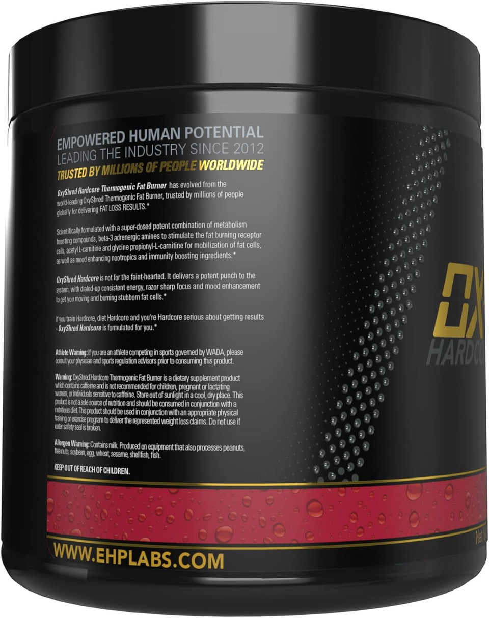 Ehplabs Oxyshred Hardcore Thermogenic Pre Workout Powder For Shredding - Preworkout Powder With L Glutamine & Acetyl L Carnitine, Energy Boost Drink - 275Mg Of Caffeine - Cali Cola, 40 Servings