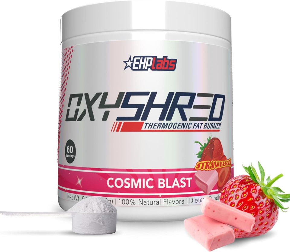 Ehplabs Oxyshred Thermogenic Pre Workout Powder & Shredding Supplement - Clinically Proven Preworkout Powder With L Glutamine & Acetyl L Carnitine, Energy Boost Drink - Cosmic Blast, 60 Servings Ehplabs Oxyshred Thermogenic Pre Workout Powder & Shredding Supplement - Clinically Proven Preworkout Powder With L Glutamine & Acetyl L Carnitine, Energy Boost Drink - Cosmic Blast, 60 Servings