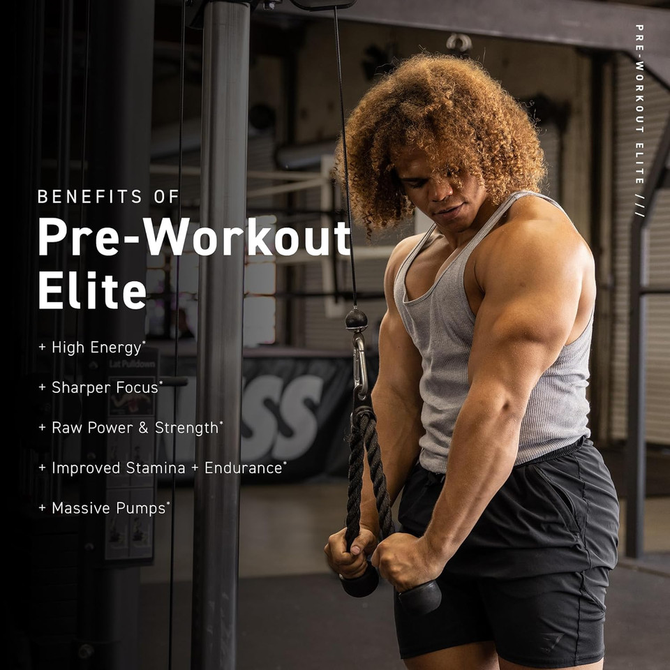 Pre Workout Powder | Kaged Pre-Workout Elite For Men & Women | High Stimulant For Energy, Focus, Pumps | L-Citrulline, Beta Alanine, Creatine & 388Mg Of Organic Caffeine | Fruit Punch | 20 Servings