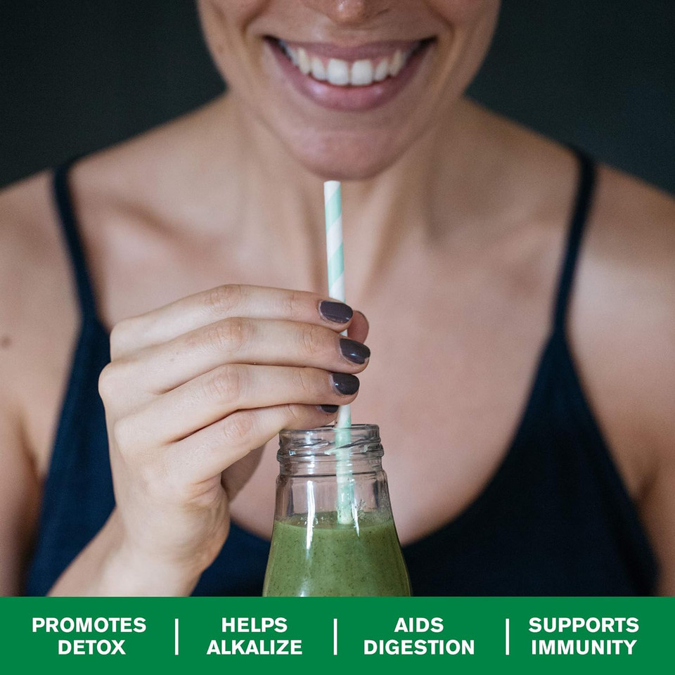 Amazing Grass Greens Trio: Greens Powder With Wheatgrass, Alfalfa, & Barley Grass, Rich Source Of Chlorophyll, 30 Servings