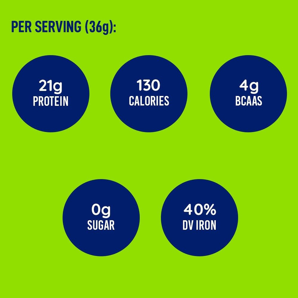 Leanfit Organic Plant-Based Protein, Natural Vanilla Flavor, 21G Vegan Protein, 19 Servings, 1.58 Pound (715G) Tub, Low Calorie, Soy-Free, Gluten-Free, Lactose Free, Sugar-Free, Non-Gmo