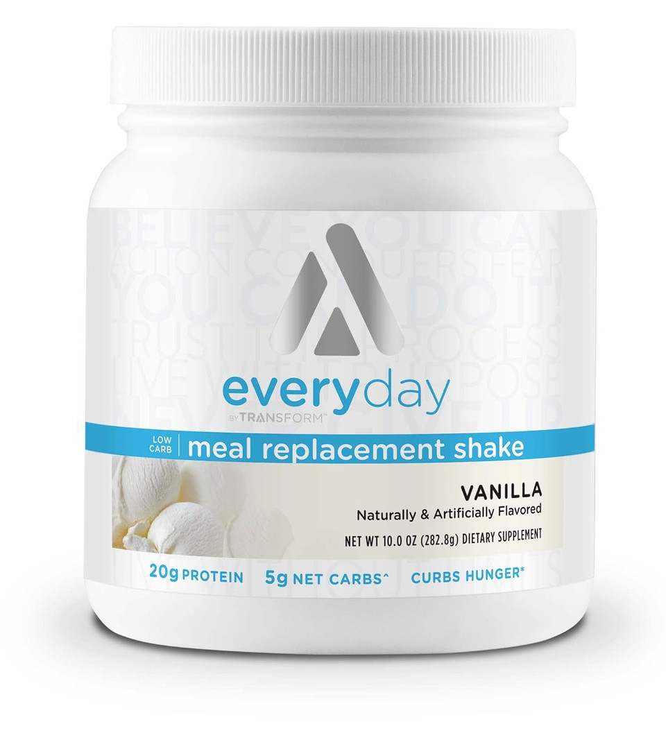 Transformhq Meal Replacement Shake Powder 7 Servings (Vanilla) - Gluten Free, Non-Gmo