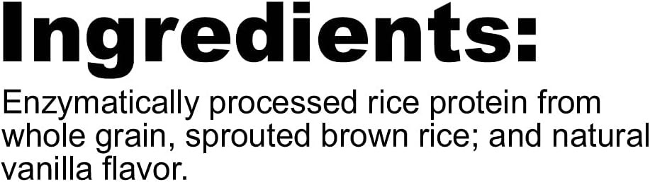 Nutribiotic  Vanilla Rice Protein, 1 Lb 5 Oz (600G) | Low Carb, Keto-Friendly, Vegan, Raw Protein Powder | Grown & Processed Without Chemicals, Gmos Or Gluten | Easy To Digest & Nutrient-Rich