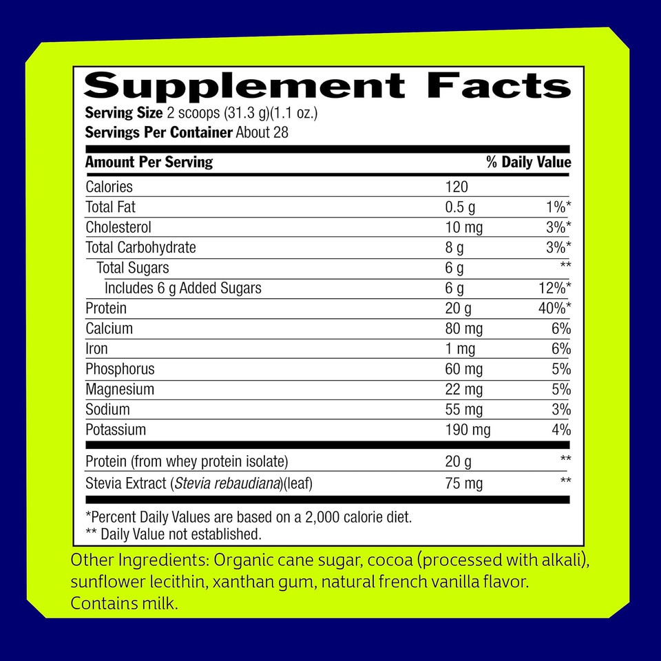 Biochem 100% Whey Isolate Protein - Chocolate - 30.9 Oz - Pre & Post Workout - Meal Replacement - Keto-Friendly - 20G Of Protein - Easily Digestible - Refreshing Taste - Easy To Mix