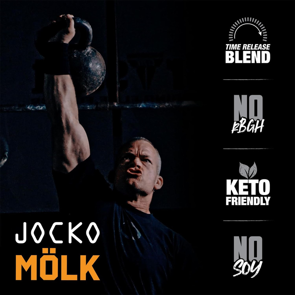 Jocko Mã£Â¶Lk Whey Protein Powder - Keto, Probiotics, Grass Fed, Digestive Enzymes, Amino Acids, Sugar Free Monk Fruit Blend - Supports Muscle Recovery And Growth (Pumpkin New)Pumpkin New