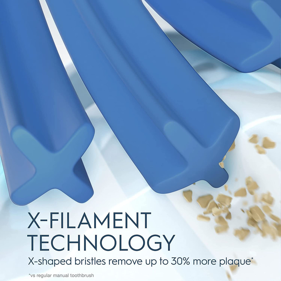 Oral-B Clic Toothbrush, Rose, With 2 Replaceable Brush Heads And Magnetic Toothbrush Holderrose