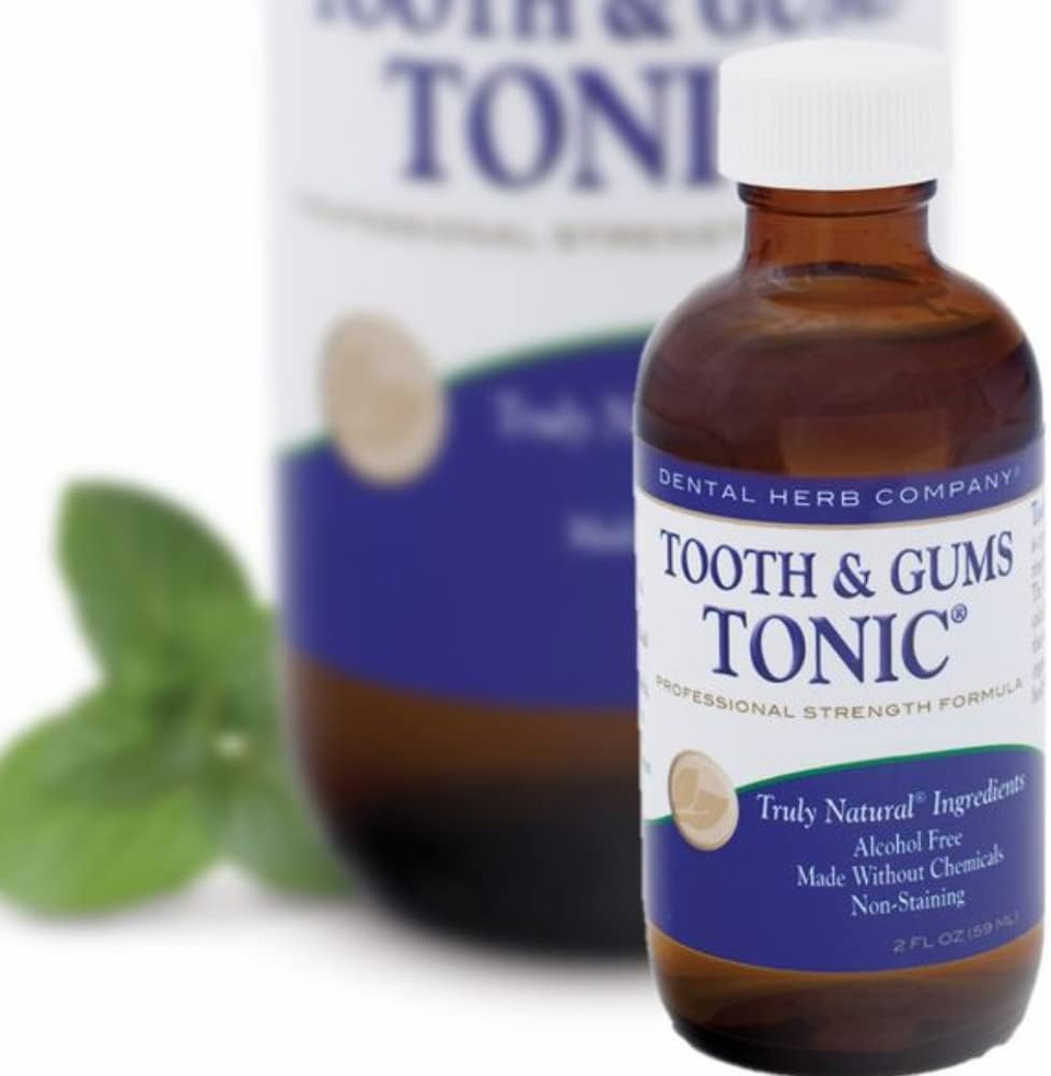 Dental Herb Company - TRAVEL SIZE - Tooth & Gums Tonic **(2 FL OZ.)2 Fl Oz (Pack of 1)