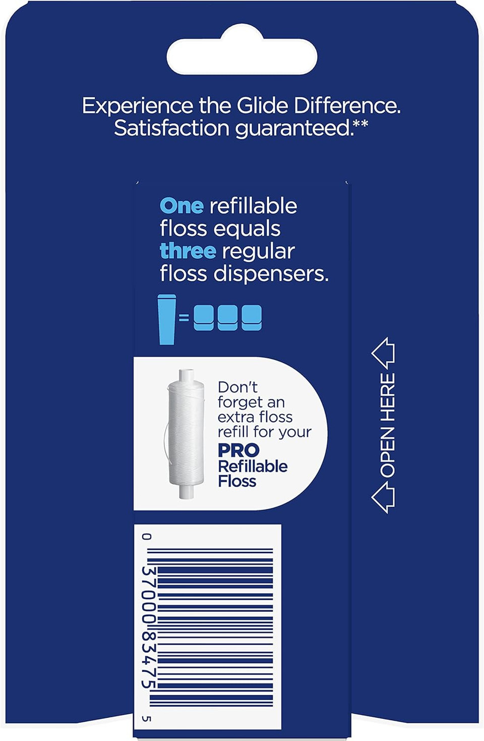 Oral-B Glide Pro Refillable Dental Floss Starter Kit, 120M