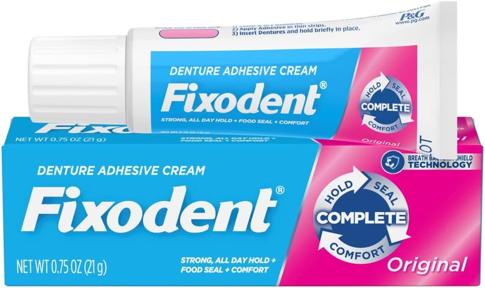 Fixodent Complete Original Denture Adhesive Cream, 0.75 Oz0.75 Ounce (Pack Of 1)
