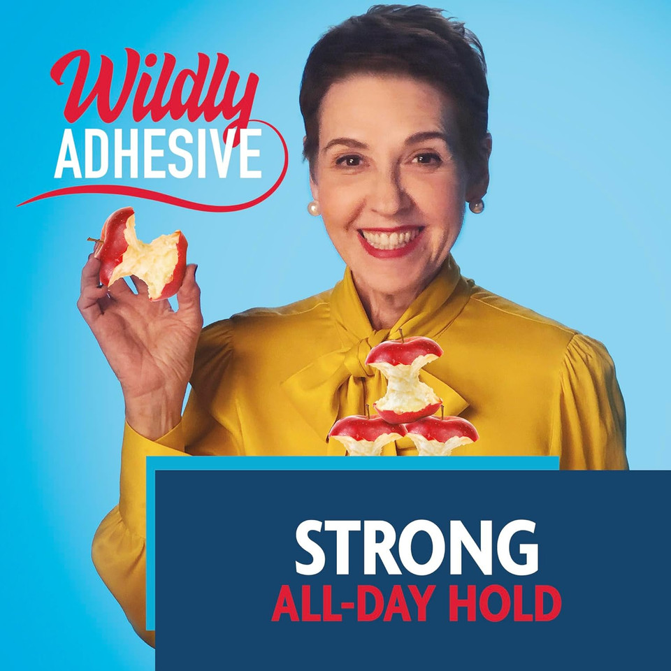 Sea-Bond Secure Denture Adhesive Seals, Original Uppers, Zinc-Free, All-Day-Hold, Mess-Free, 30 Count (Pack Of 4)30 Count (Pack Of 4)