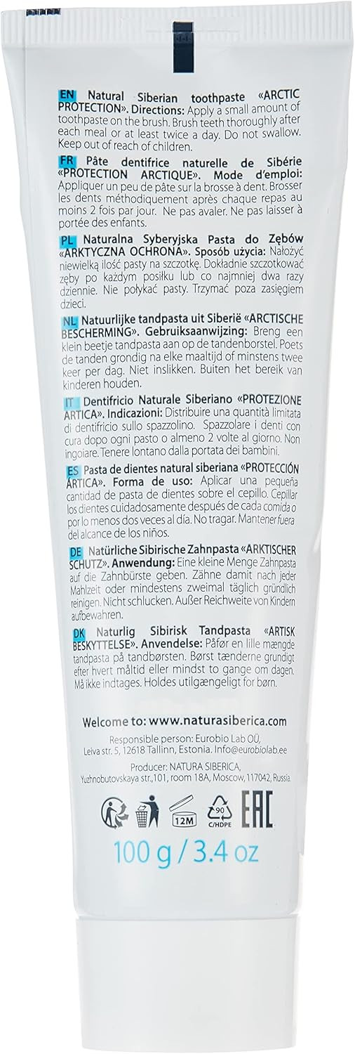 Natura Siberica Natural Siberian Toothpaste Arctic Protection 100g