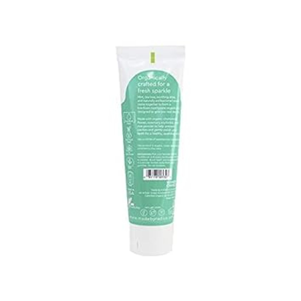 Radius Usda Organic Toothpaste Travel Trial Size 0.8 Oz Non Toxic Chemical-Free Gluten-Free Designed To Improve Gum Health & Prevent Cavity - Mint Aloe Neem - Pack Of 3
