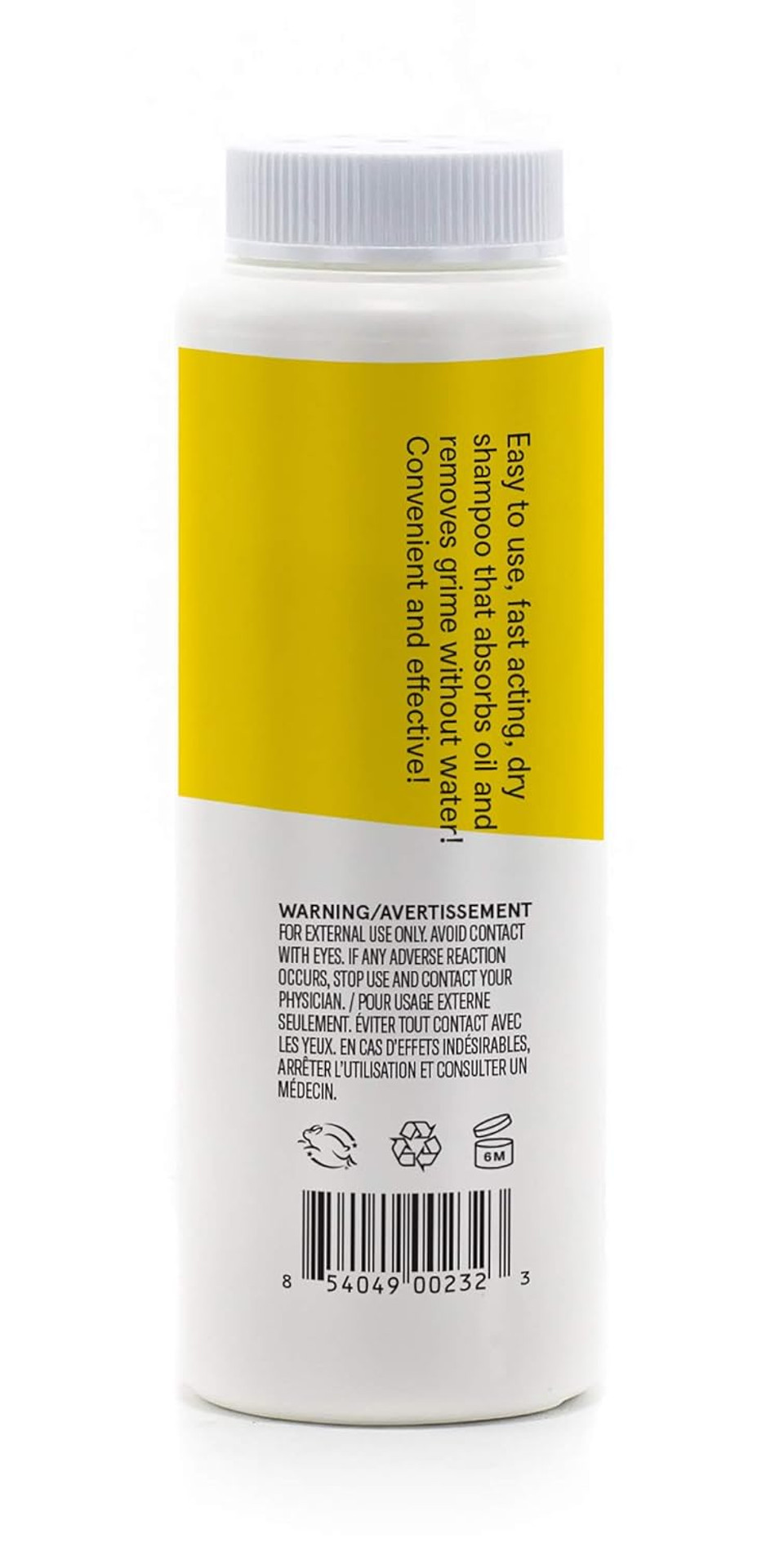 Acure Dry Shampoo - All Hair Types | 100% Vegan | Certified Organic | Rosemary & Peppermint - Absorbs Oil & Removes Impurities Without Water | 1.7 Fl Oz