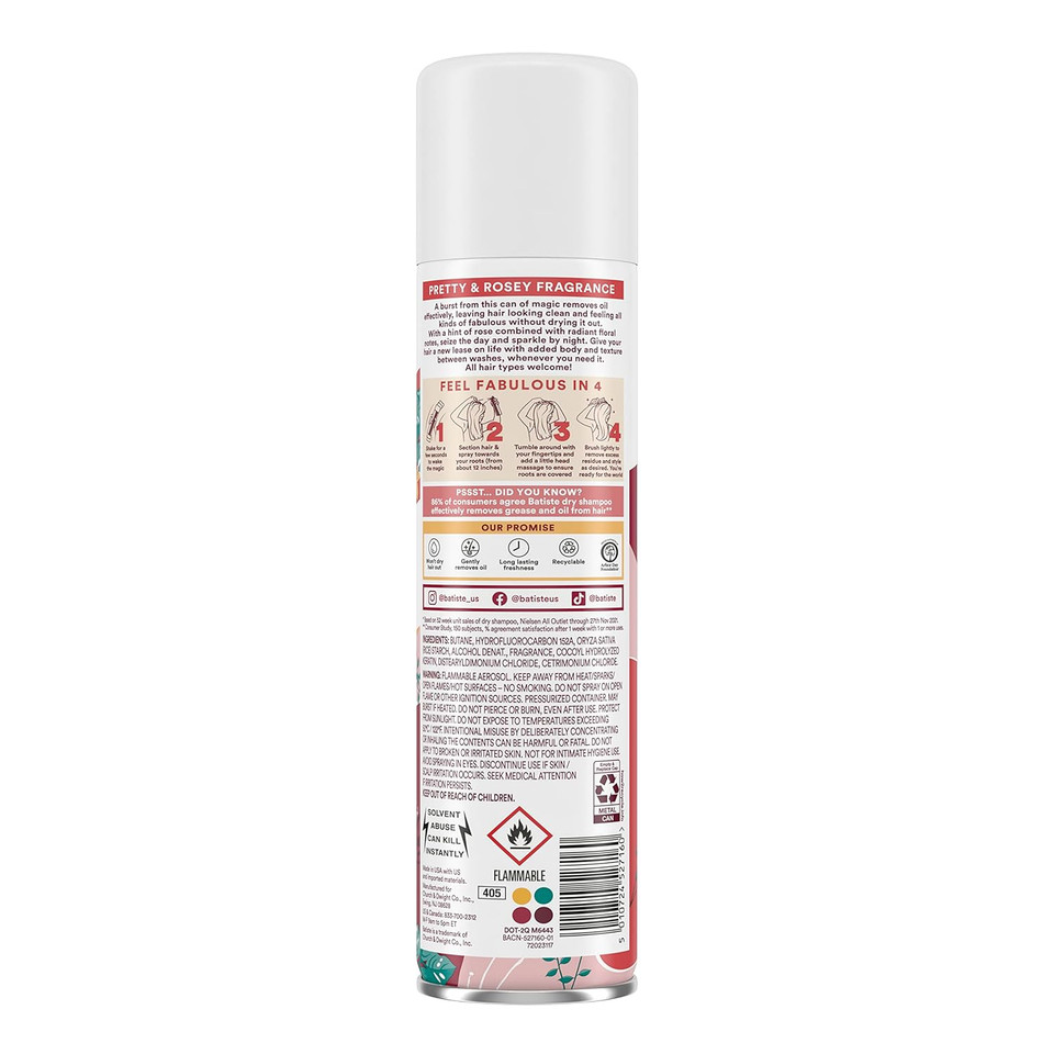 Batiste Dry Rose Gold 162G/5.71 Oz