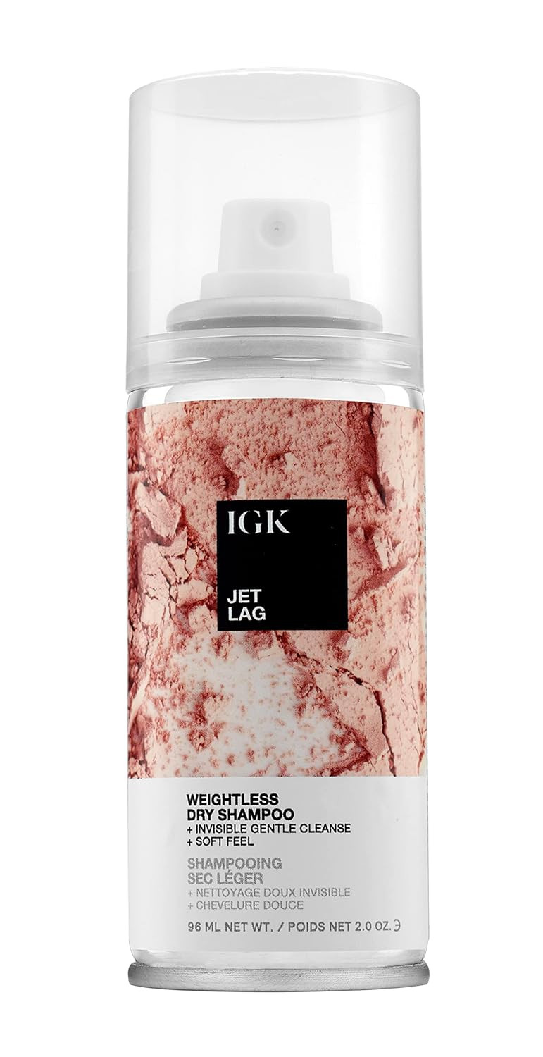 Igk Jet Lag Invisible Dry Shampoo | Weightless + Refresh Style | Vegan + Cruelty Free |