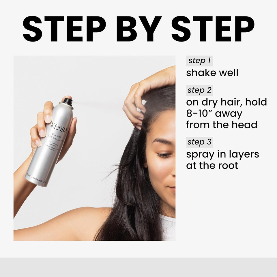 Kenra Volume Dry Shampoo | Oil Absorbing Shampoo | Translucent, Volume-Enhancing Spray | Instantly Refreshes Hair At The Root | Absorbs Oils & Impurities | All Hair Types