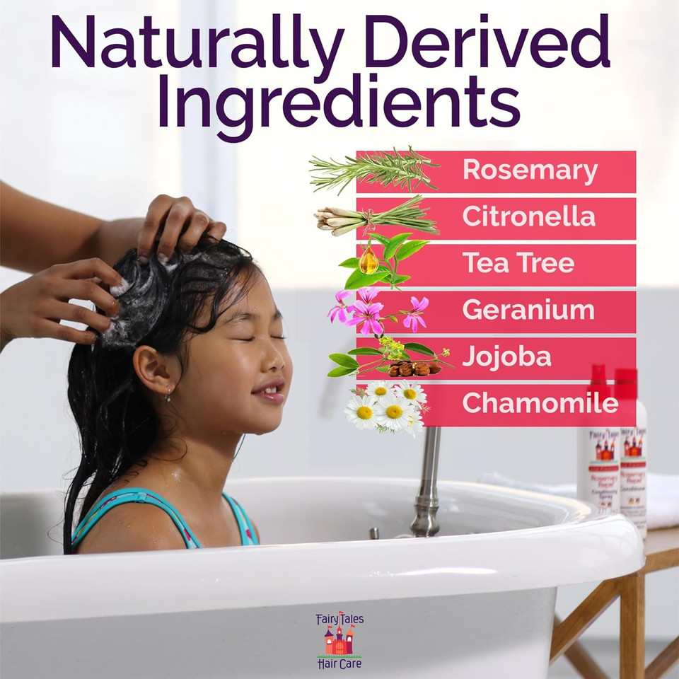 Fairy Tales Rosemary Repel Shampoo 12Oz, Conditioner 8Oz, & Conditioning Spray 8Oz Trio Set