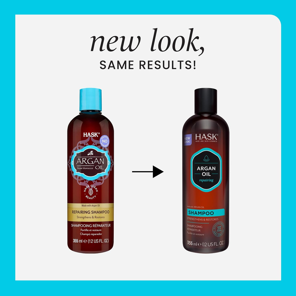 Hask Color Care Shampoo + Conditioner Set For Colored Hair, Vegan, Color Safe, Gluten-Free, Sulfate-Free, Paraben-Free, Cruelty-Free - 1 Shampoo And 1 Conditioner