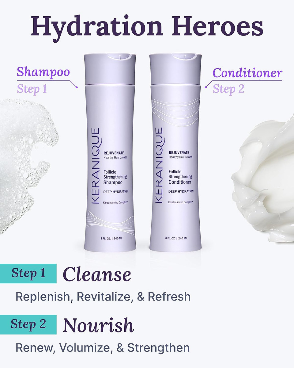 Keranique Color Safe Shampoo And Conditioner - Protect And Extend Color Shampoo And Conditioner For Women With Dry, Fine, Color Treated Hair - Sulfate Free Set For Colored Hair With Uv Protection Keranique Color Safe Shampoo And Conditioner - Protect And Extend Color Shampoo And Conditioner For Women With Dry, Fine, Color Treated Hair - Sulfate Free Set For Colored Hair With Uv Protection