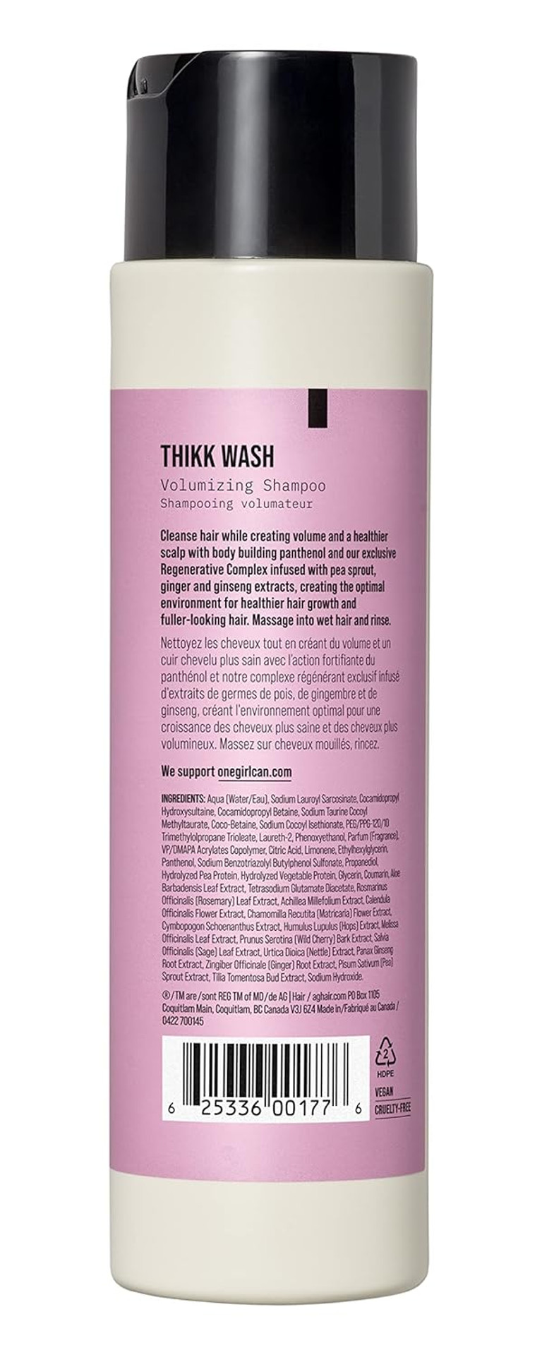Ag Care Thikk Wash Volumizing Shampoo, 10 Fl Oz