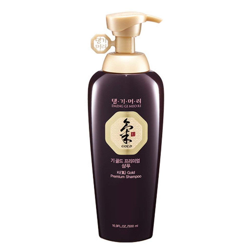 Daeng Gi Meo Ri - Ki Gold Premium Shampoo, Promoting Hair Growth, Effectively Moisture To Dry And Rough Hair, No Artificial Color, 16.9 Fl Oz