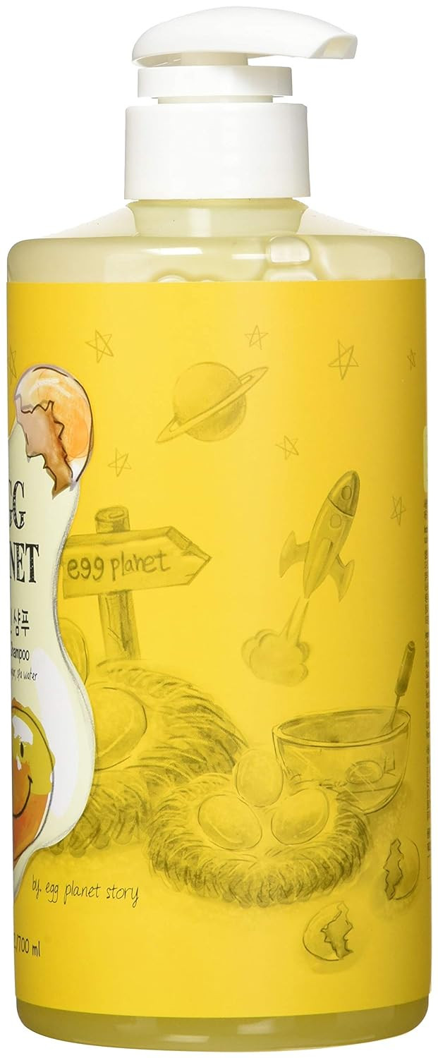 Daeng Gi Meo Ri- Egg Planet Keratin Shampoo, Extreme Damage Care, Rich Keratin Making Hair Smooth And Moisturizing For Damaged Hair, No Artificial Color, 700Ml