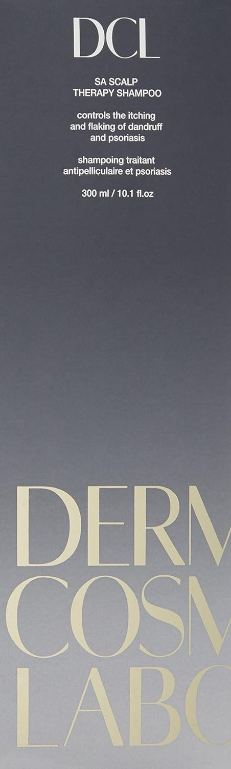 Dermatologic Cosmetic Laboratories Dcl Skincare Sa Scalp Therapy Shampoo With Salicylic Acid For Itching And Flaking Dandruff Control, Psoriasis Of The Scalp And Seborrheic Dermatitis, 10.1 Fl Oz