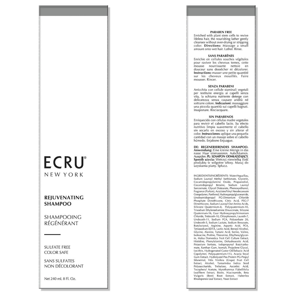 Ecru New York Rejuvenating Shampoo