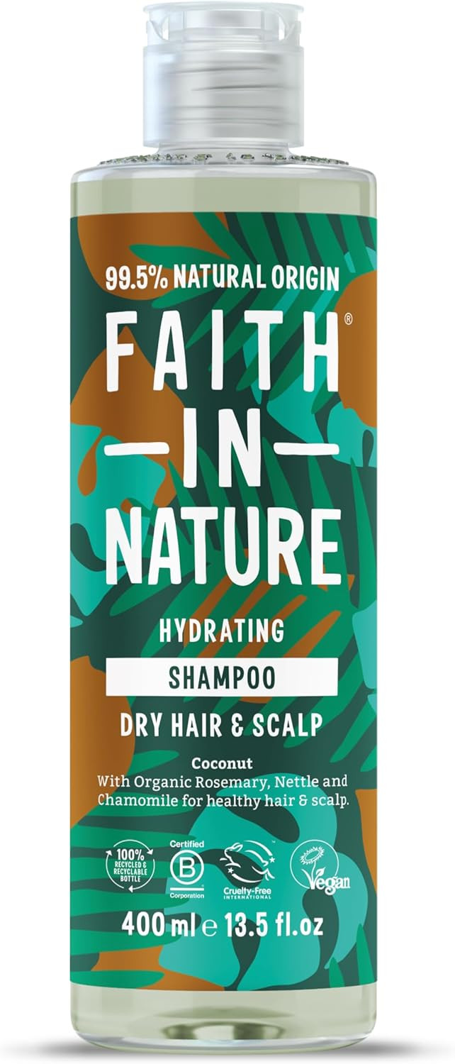 Faith In Nature Natural Avocado Shampoo, Nourishing, Vegan & Cruelty Free, No SLS or Parabens, for All Hair Types, 400ml