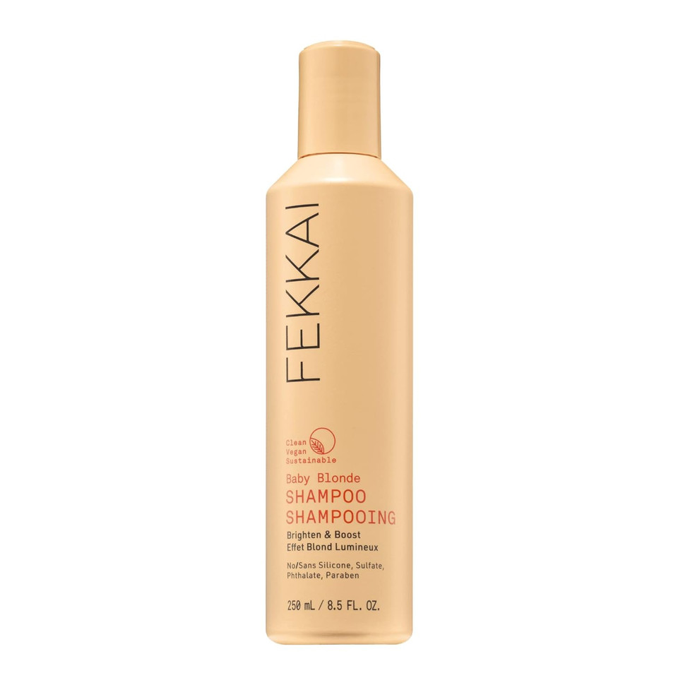 Fekkai Baby Blonde Brighten & Boost Shampoo - 8.5 oz - Brightening Cleanser - Salon Grade, EWG Compliant, Vegan & Cruelty Free