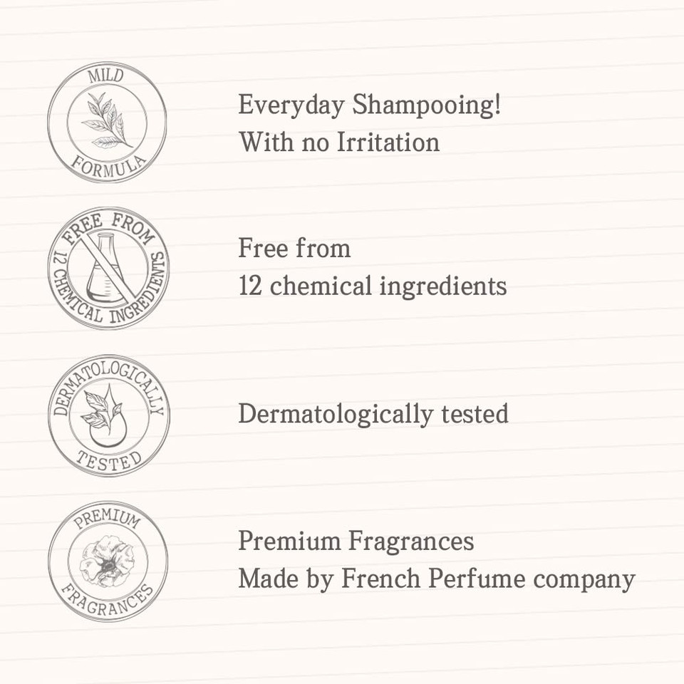 Jmella In France Lime And Basil Shampoo 33.8 Floz With Luxury Frangrance- Chemical Free- Strawberry Leaf Extract -4 Types Of Plants Oil -17 Types Of Amino Acid Complex