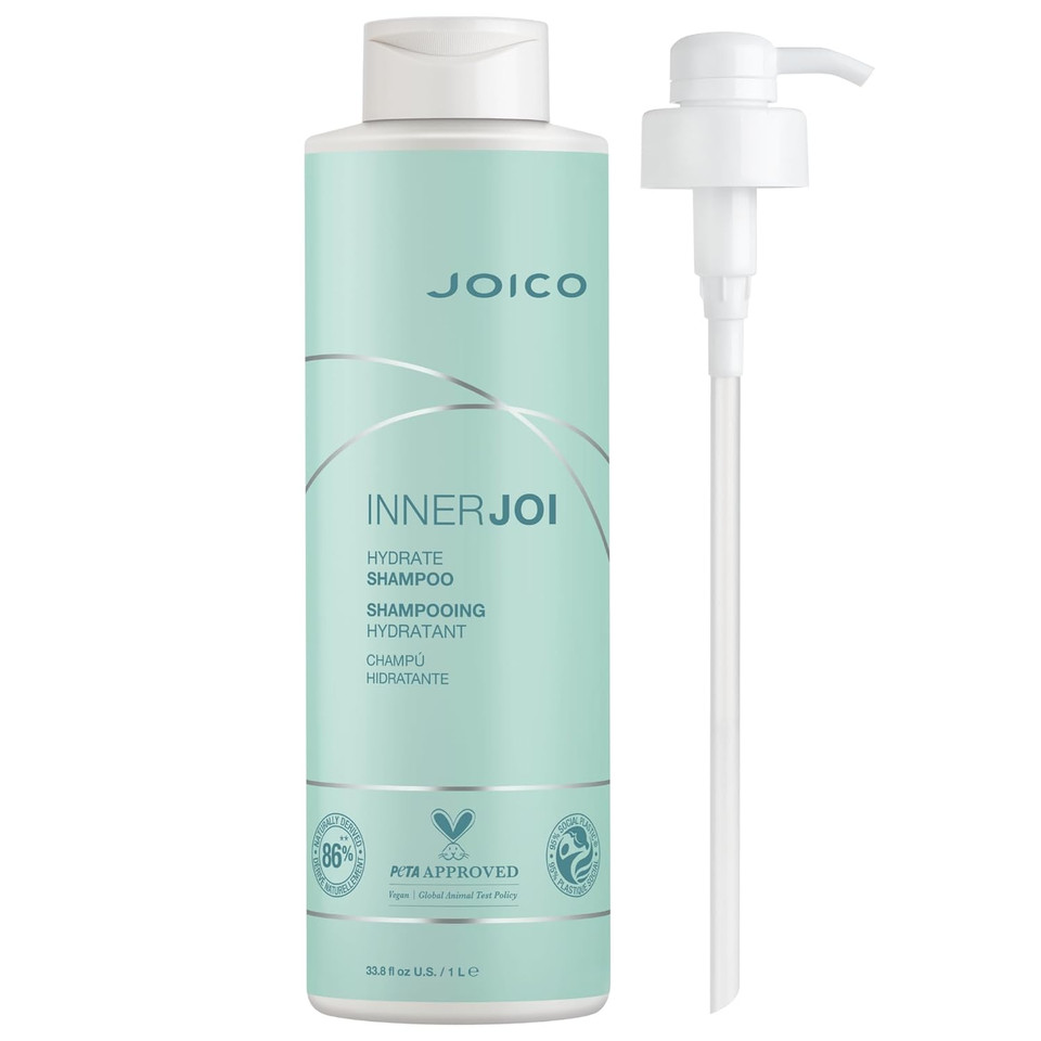 Joico Innerjoi Hydrate Shampoo | For Dry Hair & Scalp | Sulfate & Paraben Free | Naturally-Derived Vegan Formula Joico Innerjoi Hydrate Shampoo | For Dry Hair & Scalp | Sulfate & Paraben Free | Naturally-Derived Vegan Formula