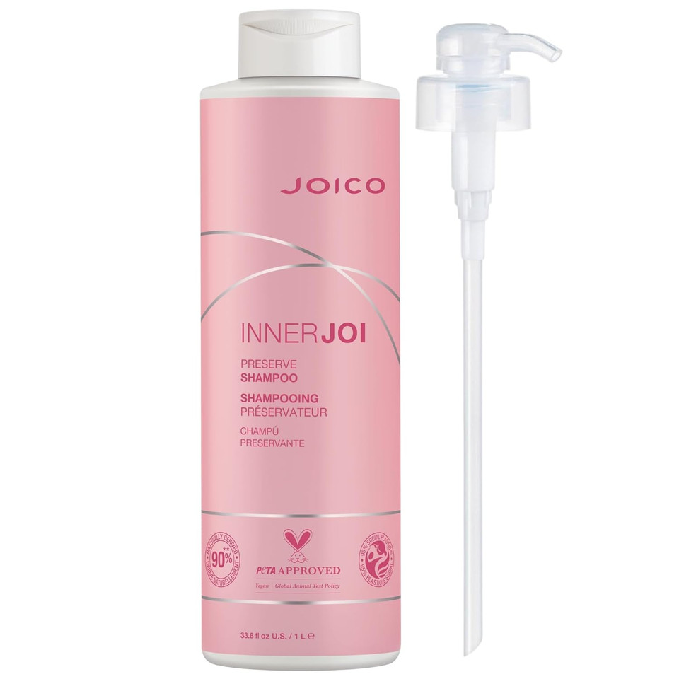 Joico Innerjoi Preserve Shampoo | For Color-Protection & Shine | For Color-Treated Hair | Sulfate & Paraben Free | Naturally-Derived Vegan Formula Joico Innerjoi Preserve Shampoo | For Color-Protection & Shine | For Color-Treated Hair | Sulfate & Paraben Free | Naturally-Derived Vegan Formula