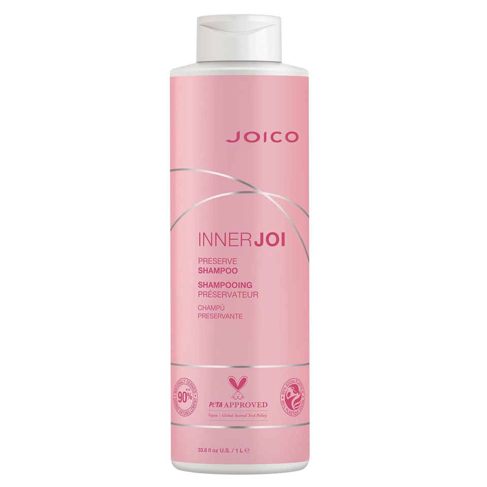 Joico Innerjoi Preserve Shampoo | For Color-Protection & Shine | For Color-Treated Hair | Sulfate & Paraben Free | Naturally-Derived Vegan Formula Joico Innerjoi Preserve Shampoo | For Color-Protection & Shine | For Color-Treated Hair | Sulfate & Paraben Free | Naturally-Derived Vegan Formula