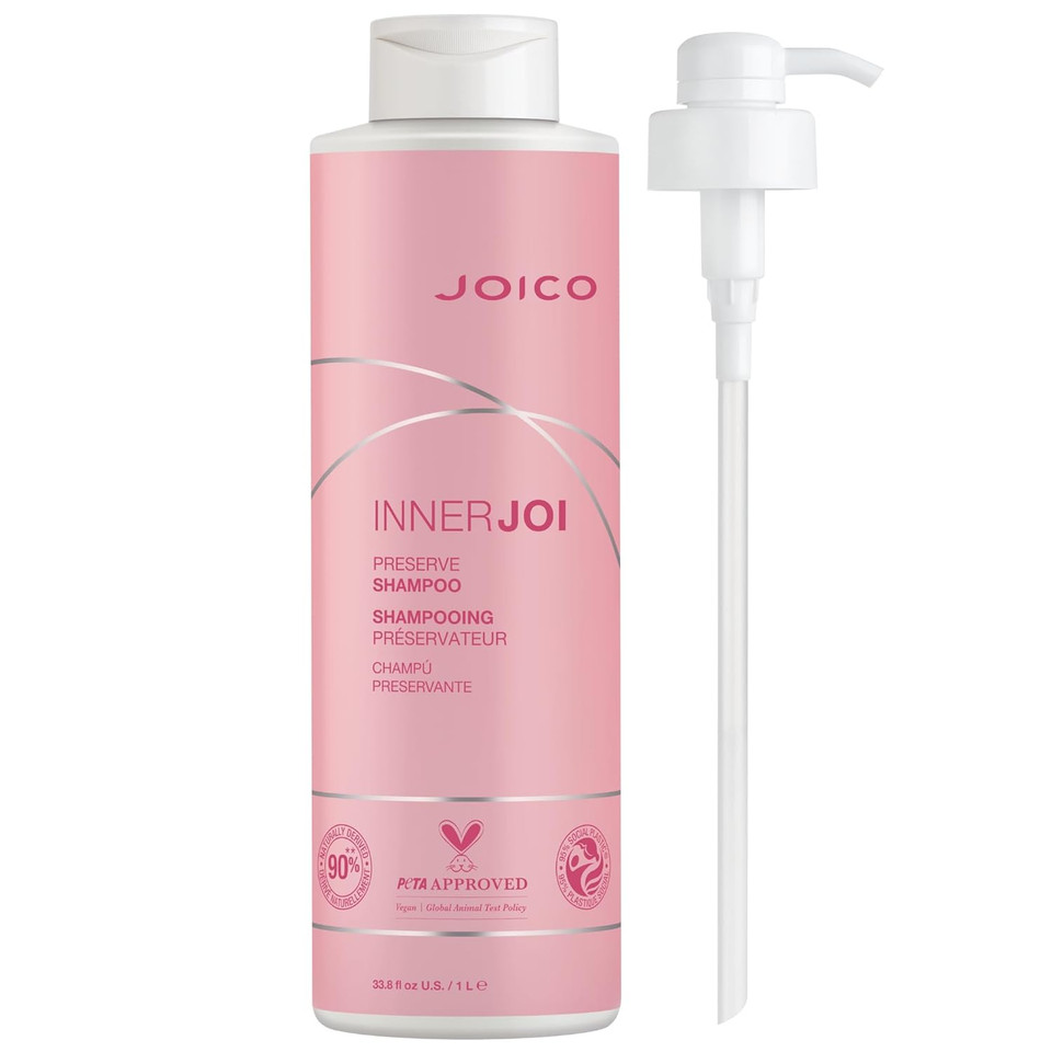 Joico Innerjoi Preserve Shampoo | For Color-Protection & Shine | For Color-Treated Hair | Sulfate & Paraben Free | Naturally-Derived Vegan Formula Joico Innerjoi Preserve Shampoo | For Color-Protection & Shine | For Color-Treated Hair | Sulfate & Paraben Free | Naturally-Derived Vegan Formula