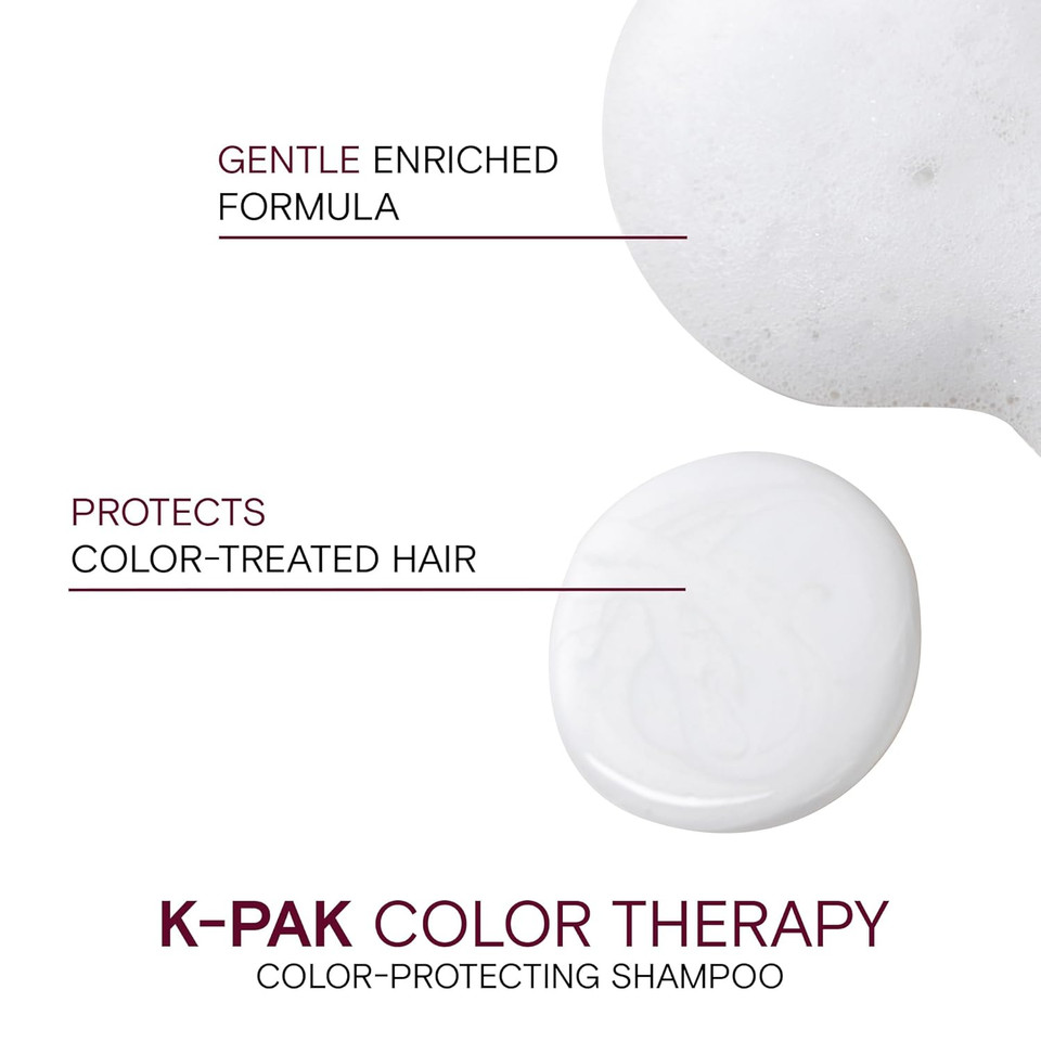 Joico K-Pak Color Therapy Color-Protecting Shampoo | For Color-Treated Hair | Boost Shine | Improve Elasticity | Repair Breakage | Rebuild Damaged Hair | With Keratin & Argan Oil