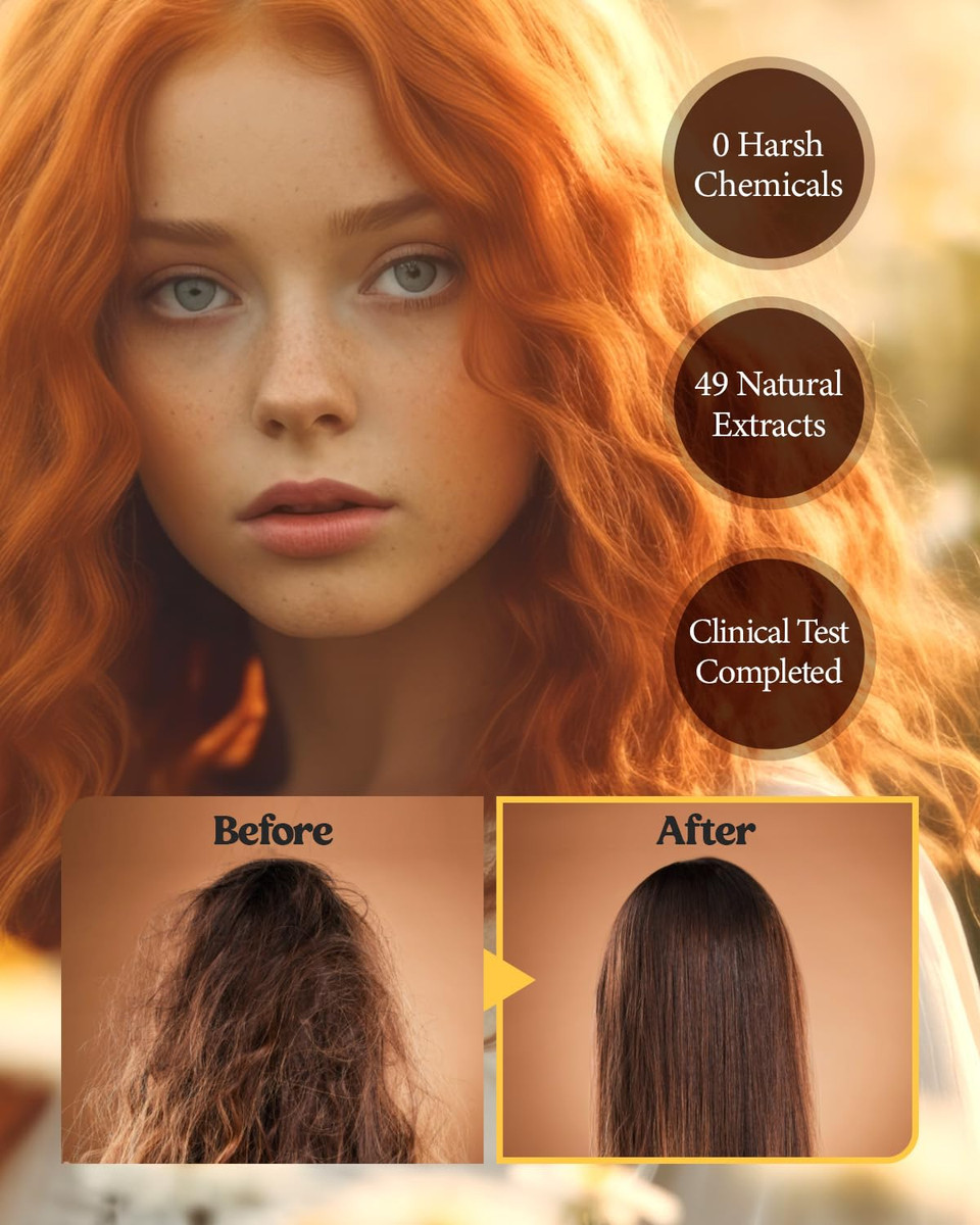 Kundal Natural Hair Shampoo [Ylang Ylang Scent] Ultimate Damage Hair Repair Strengthen, Nourish Dry, With Honey, Argan Oil, Macadamia Oil, Free Paraben & Sulfate 1,000Ml(33.8 Fl Oz)