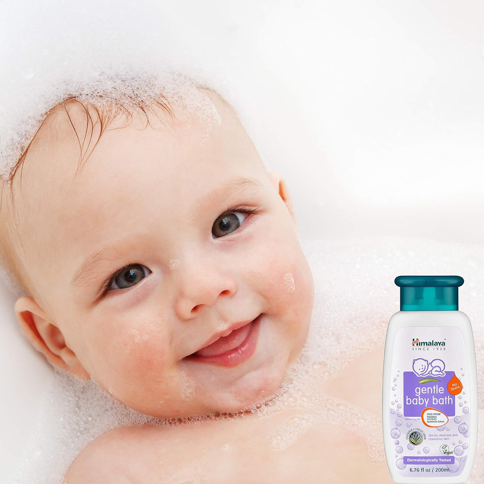 Himalaya Gentle Baby Bath, Gentle, Non-Irritating Cleanser For Nourishing Your Babyã¢ÂS Skin, 13.53 Oz13.53 Fl Oz (Pack Of 1) Himalaya Gentle Baby Bath, Gentle, Non-Irritating Cleanser For Nourishing Your Babyã¢ÂS Skin, 13.53 Oz13.53 Fl Oz (Pack Of 1)